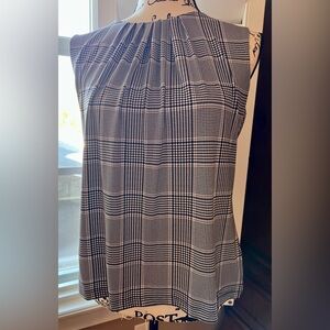 Calvin Klein Monochrome Houndstooth Top